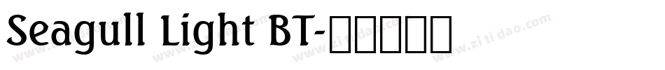 Seagull Light BT字体转换